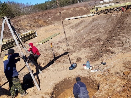 Бетонные кольца для канализации в Вилейке