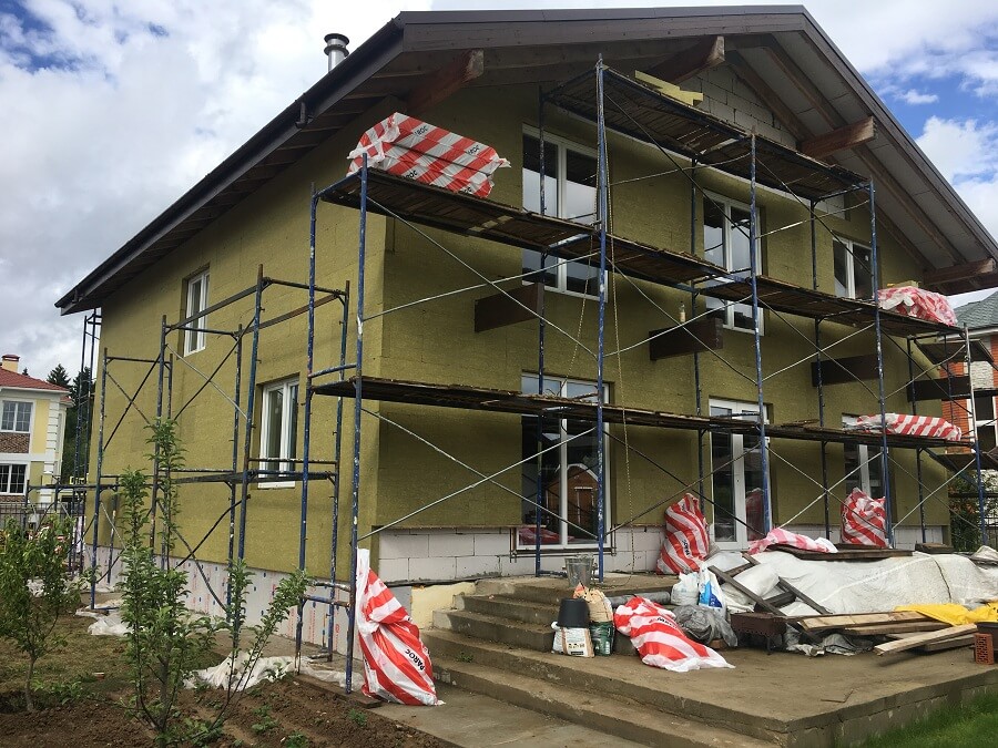 Утепление частного дома в Вилейке
